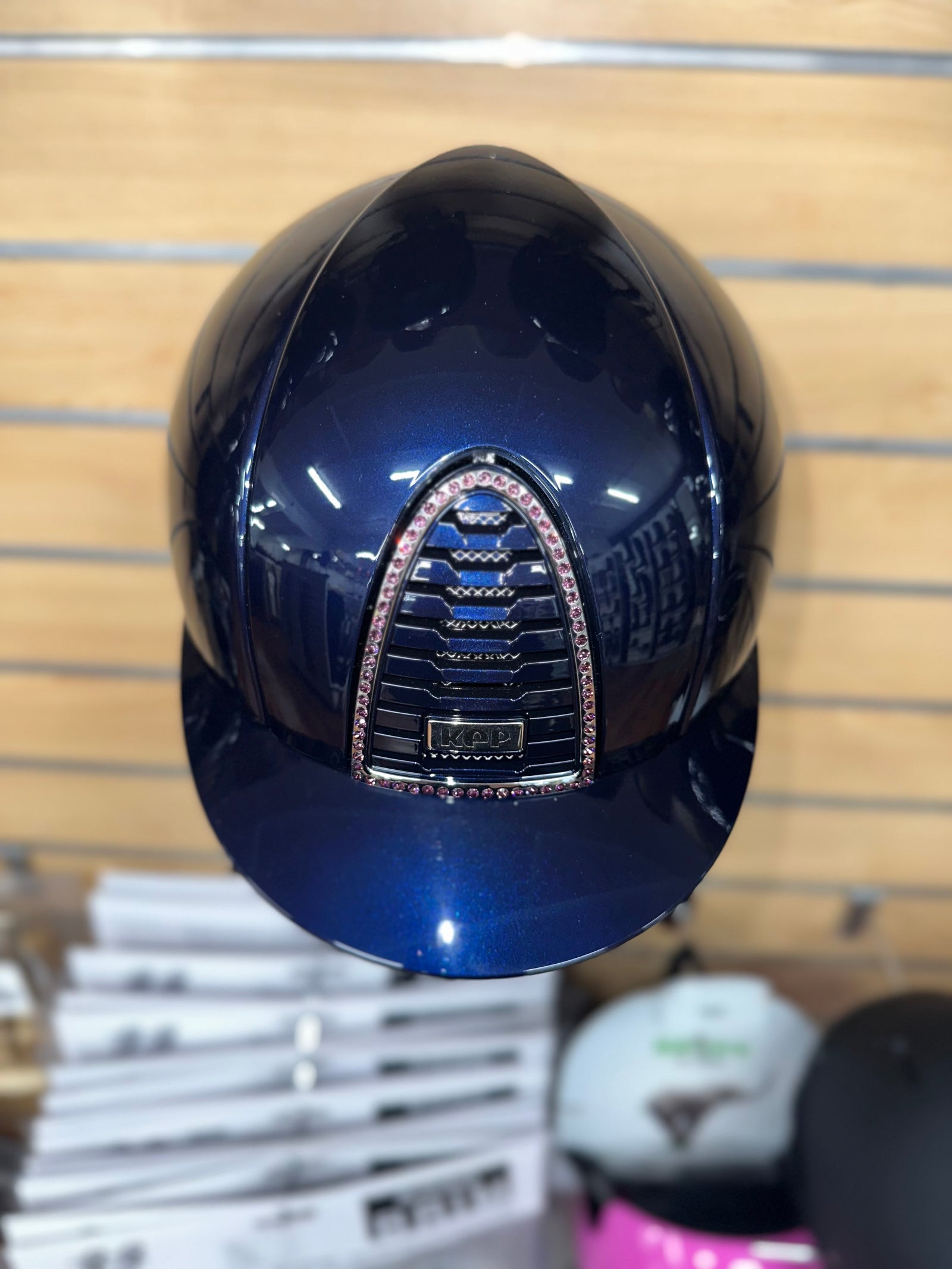 Kep Cromo 2.0 Polish Blue with Crystal Amethyst Frame