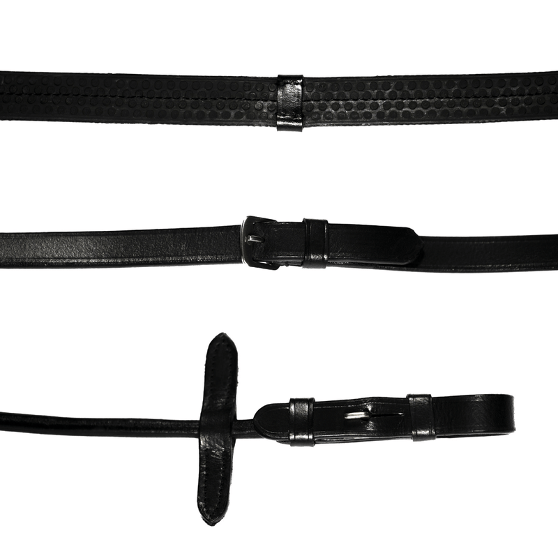 Lumiere Leather & Rubber Grip Reins.