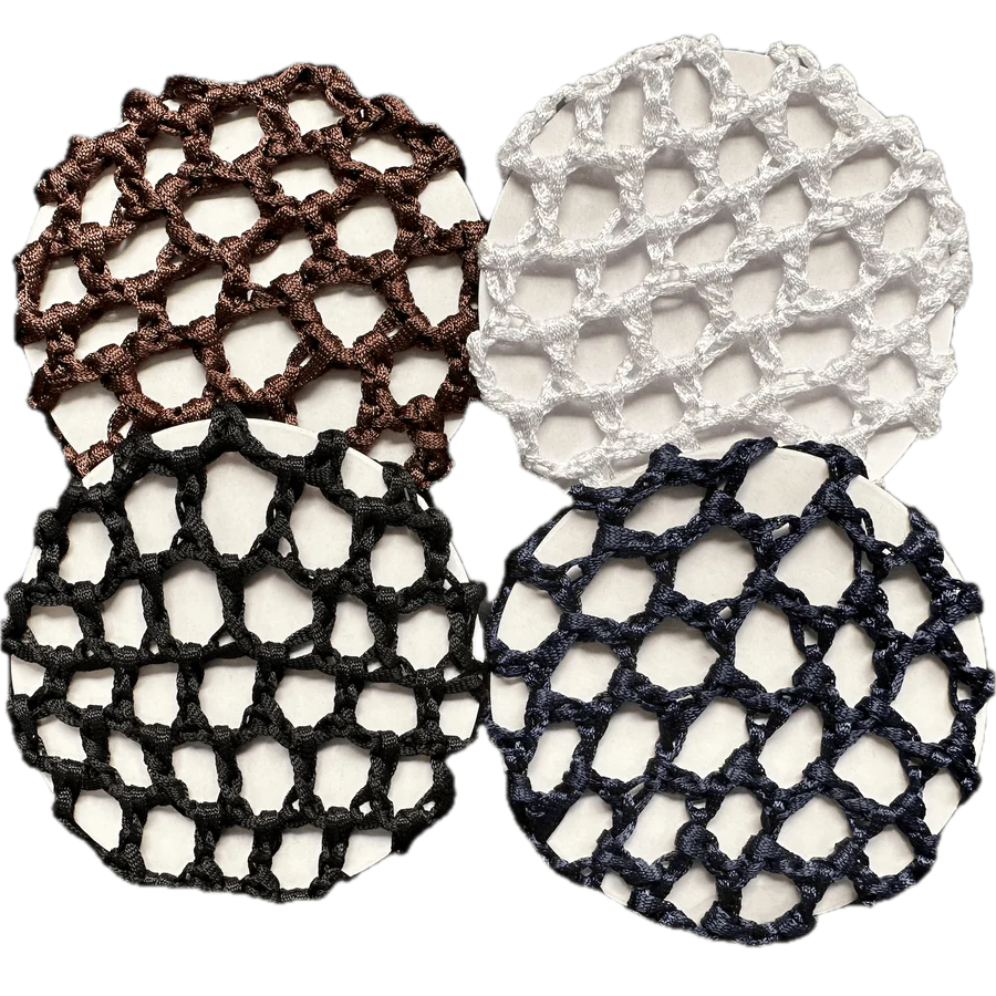 Hamag Crocheted Ribbon Hair Bun Net.
