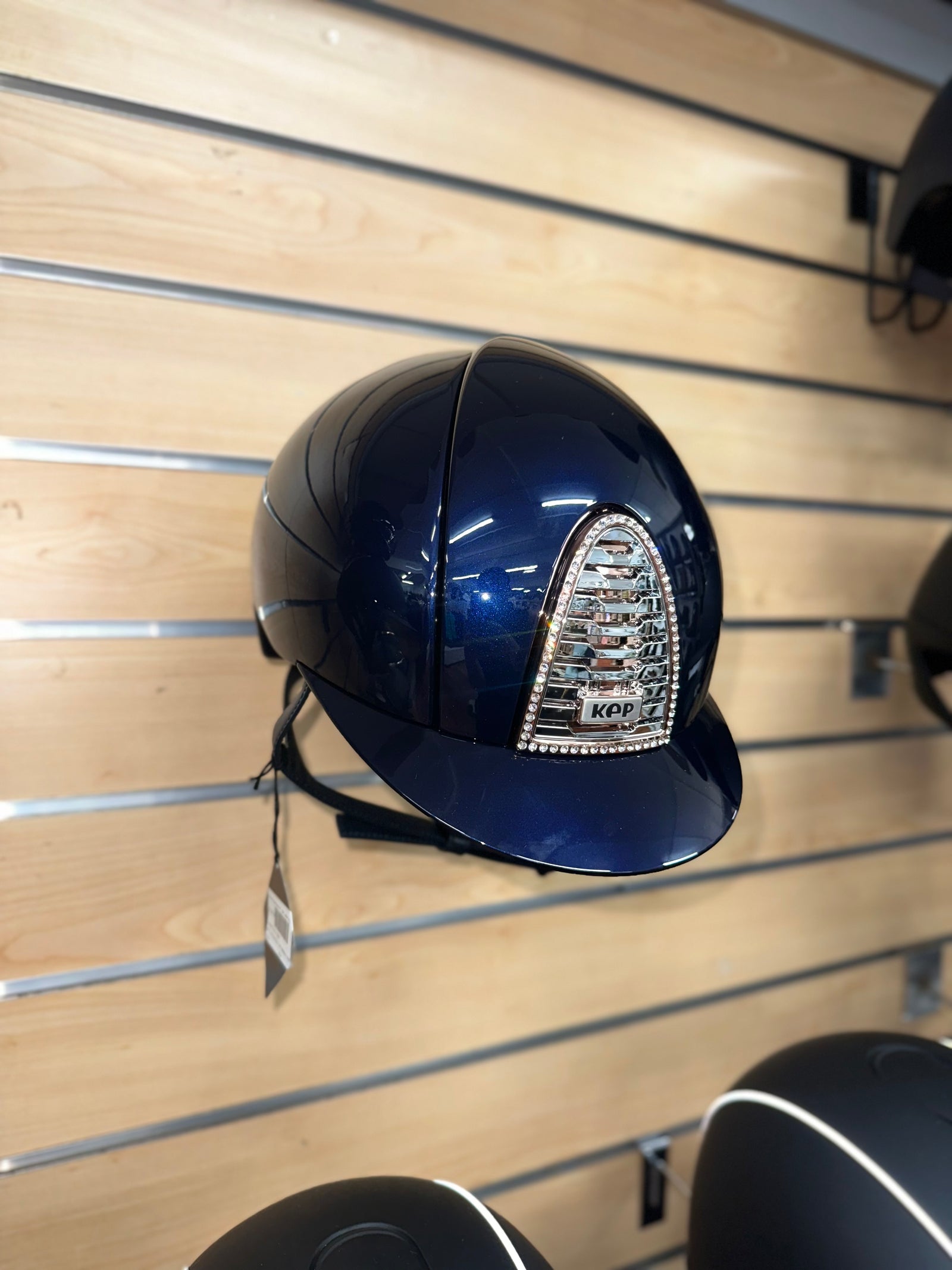 Kep 2.0 Polish Blue with a Rose Gold and Swarovski Crystal Frame