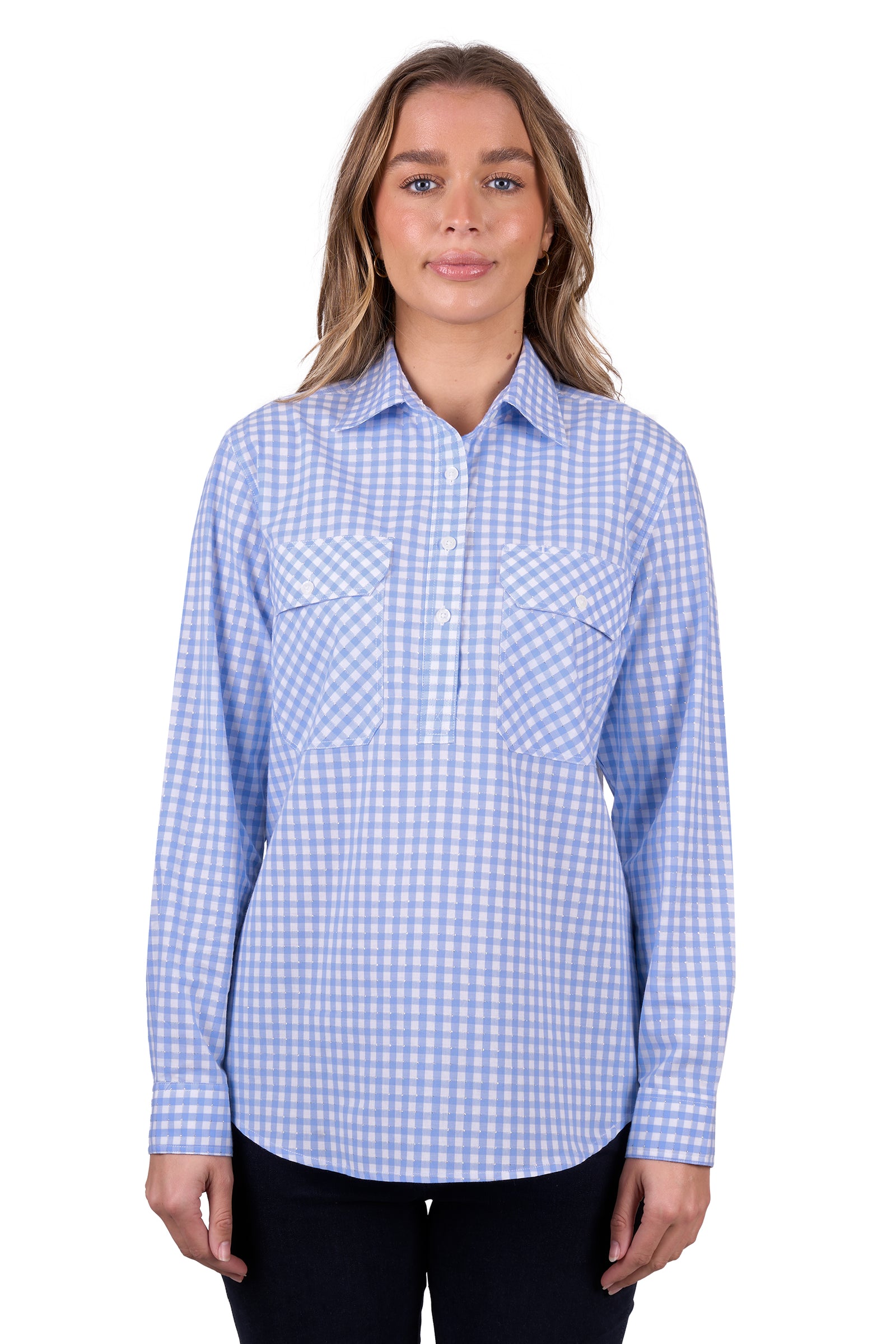 Thomas Cook Rux Long Sleeve Shirt Blue