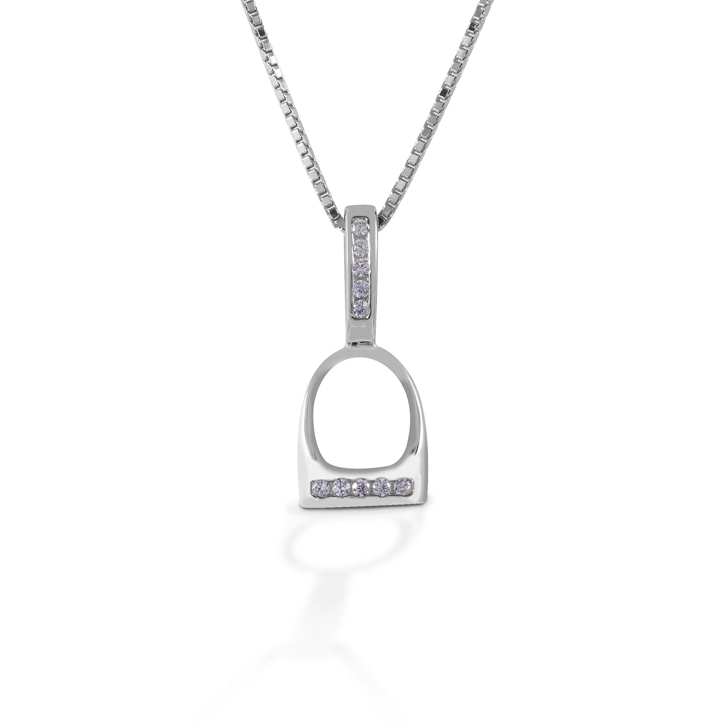 Kelly Herd Necklace English Stirrup Small Sterling Silver