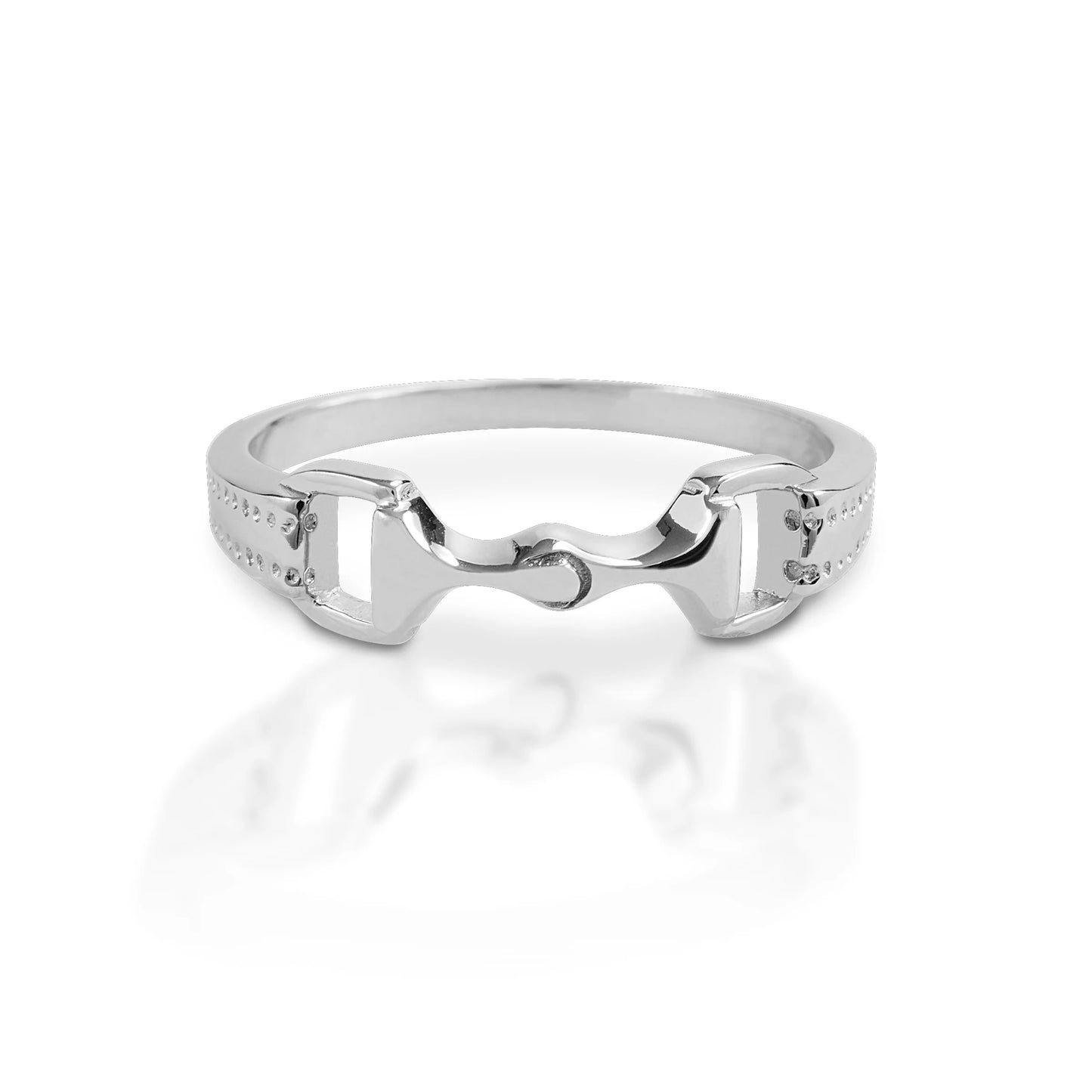 Kelly Herd Ring 6mm Bit Sterling Silver