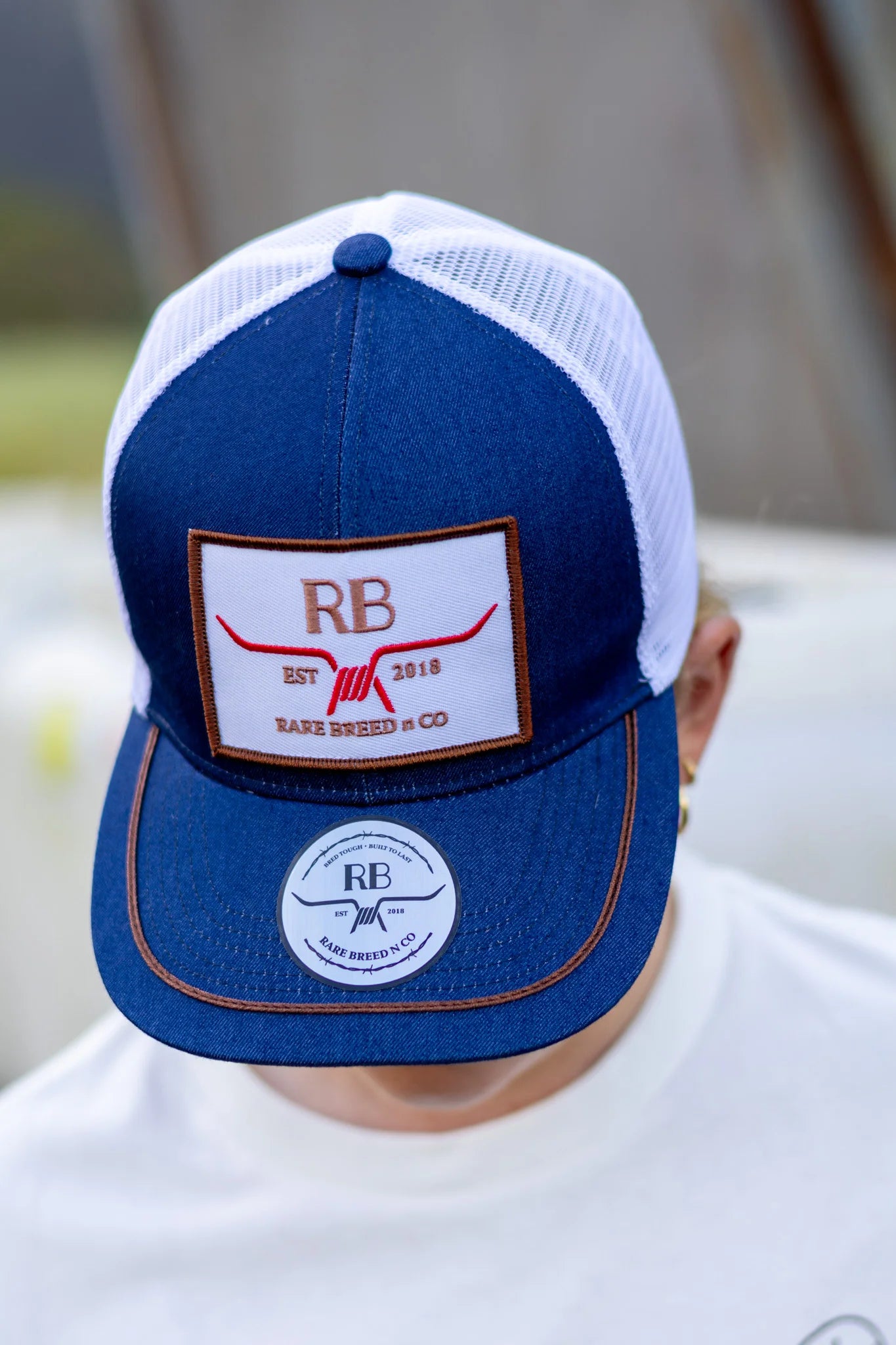 Rare Breed n Co Cheyenne Cap - Denim FlexiFit