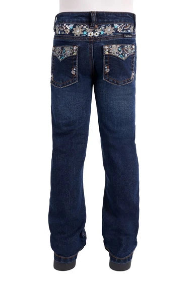 PURE WESTERN GIRLS BLOSSOM BOOT CUT JEAN