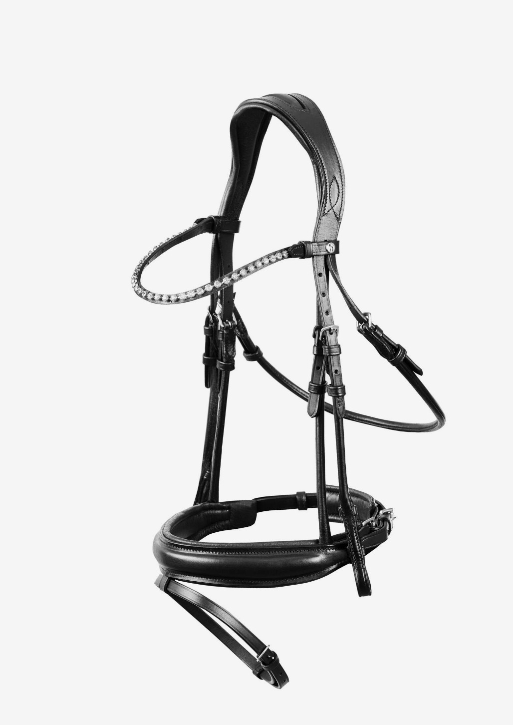 HORZE LOCKHART BRIDLE BLK COB