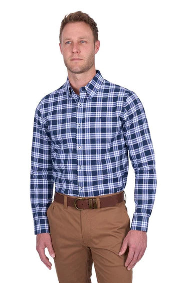 Mens Dale Linen Long Sleeve Shirt