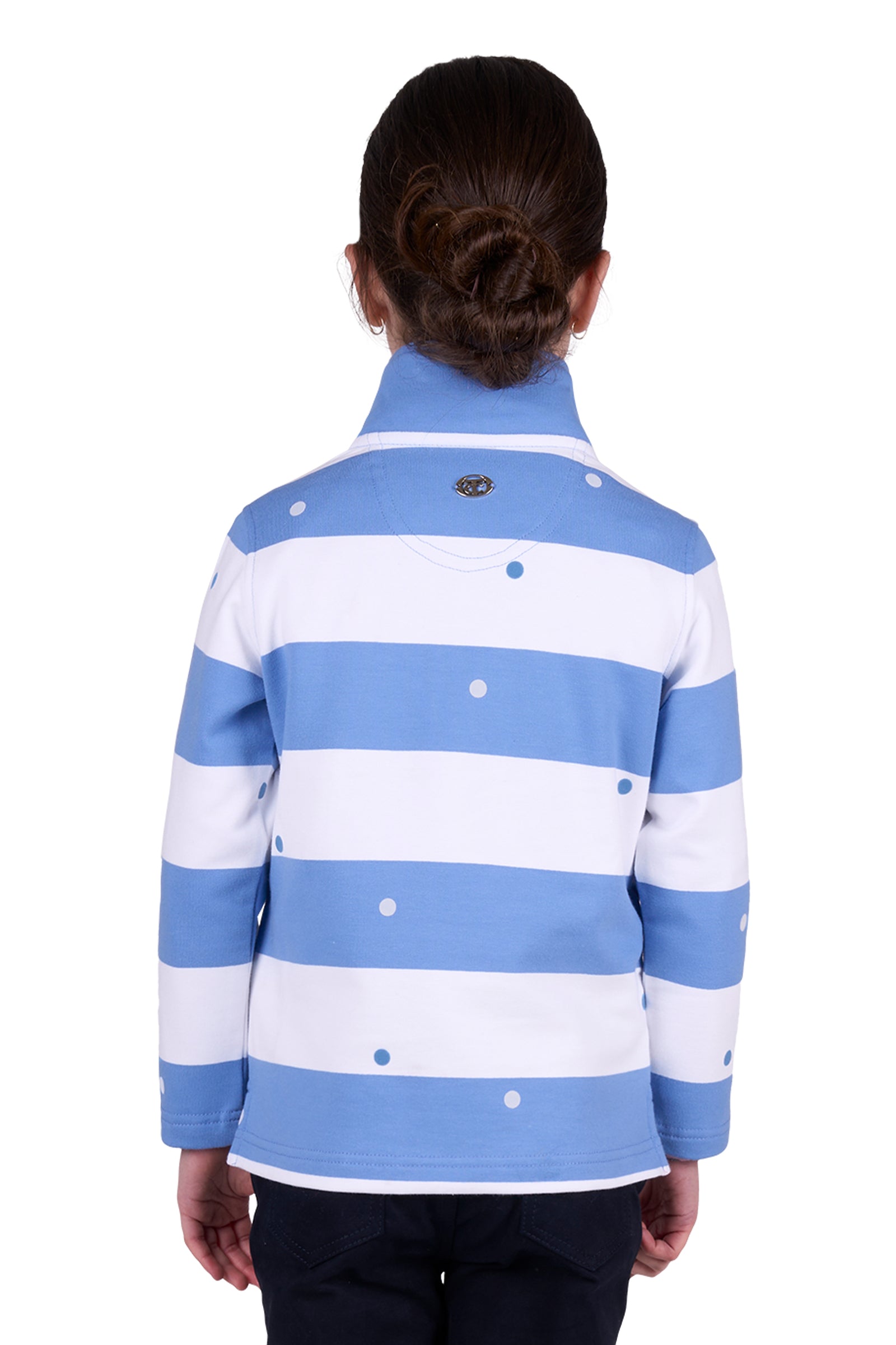 Thomas Cook Girls Eden 1/4 Zip Rugby Blue
