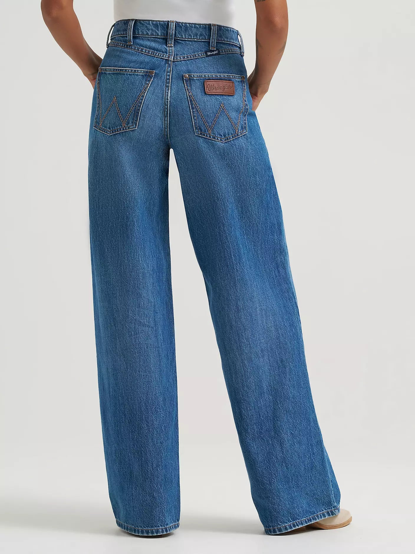 Wrangler Wmns Retro Bailey High Rise Wide Leg Jean