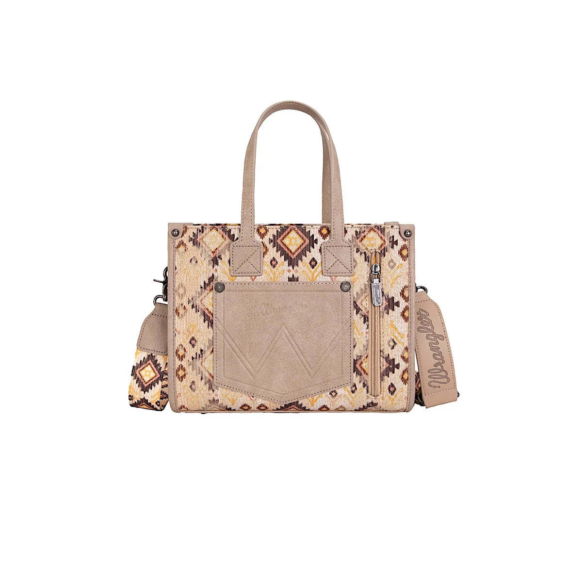 AZTEC CROSSBODY TOTE BAG