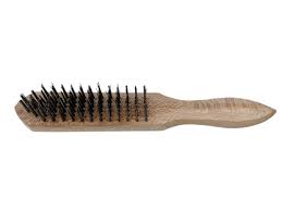 Bull Wire Brush with Stiff Steel Bristles