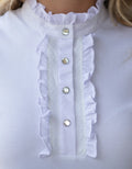 Giddy Up Girl Elsa Ruffle Ladies Shirt