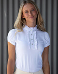 Giddy Up Girl Elsa Ruffle Ladies Shirt