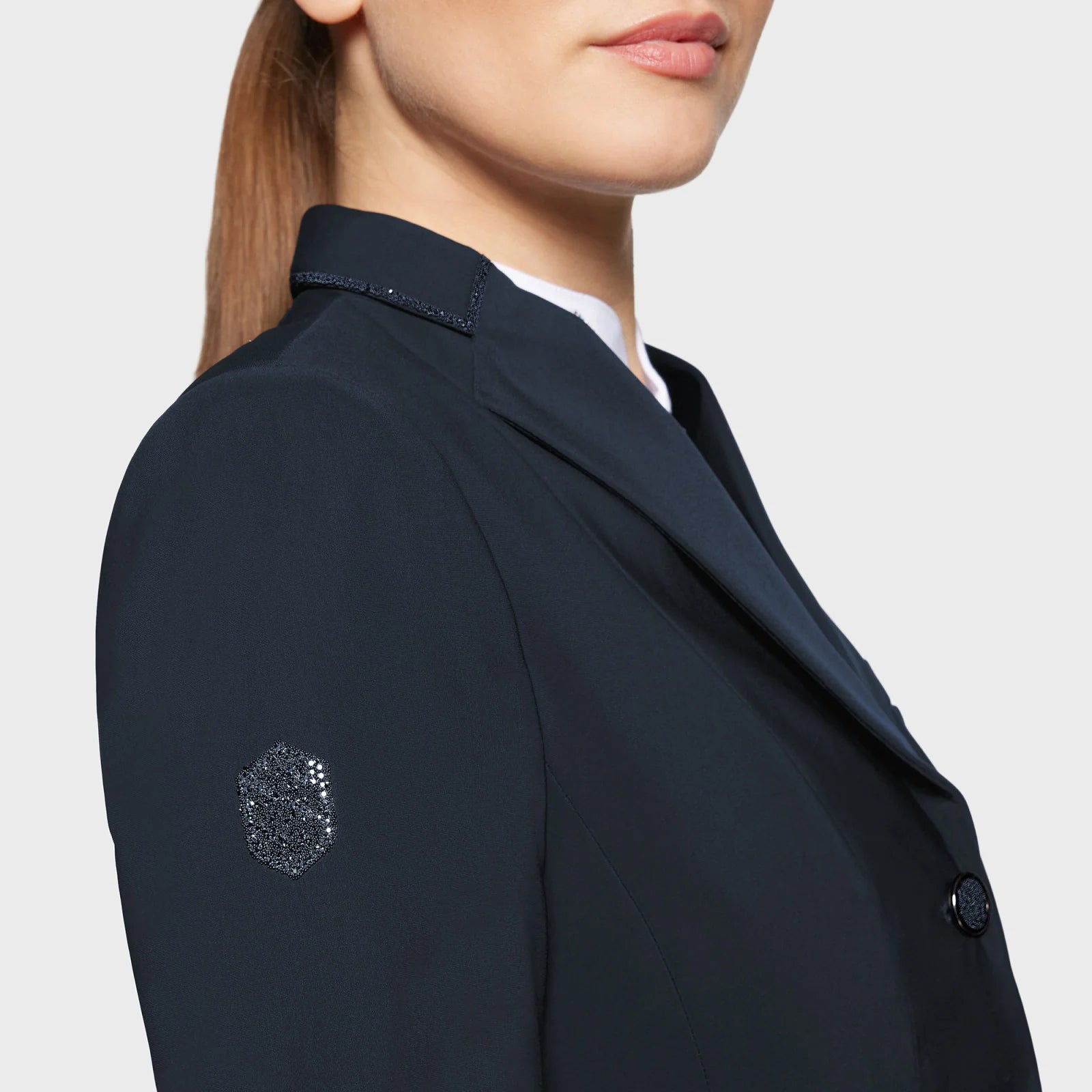 Samshield - Victorine Crystal Fabric Jacket Regular Navy SS26