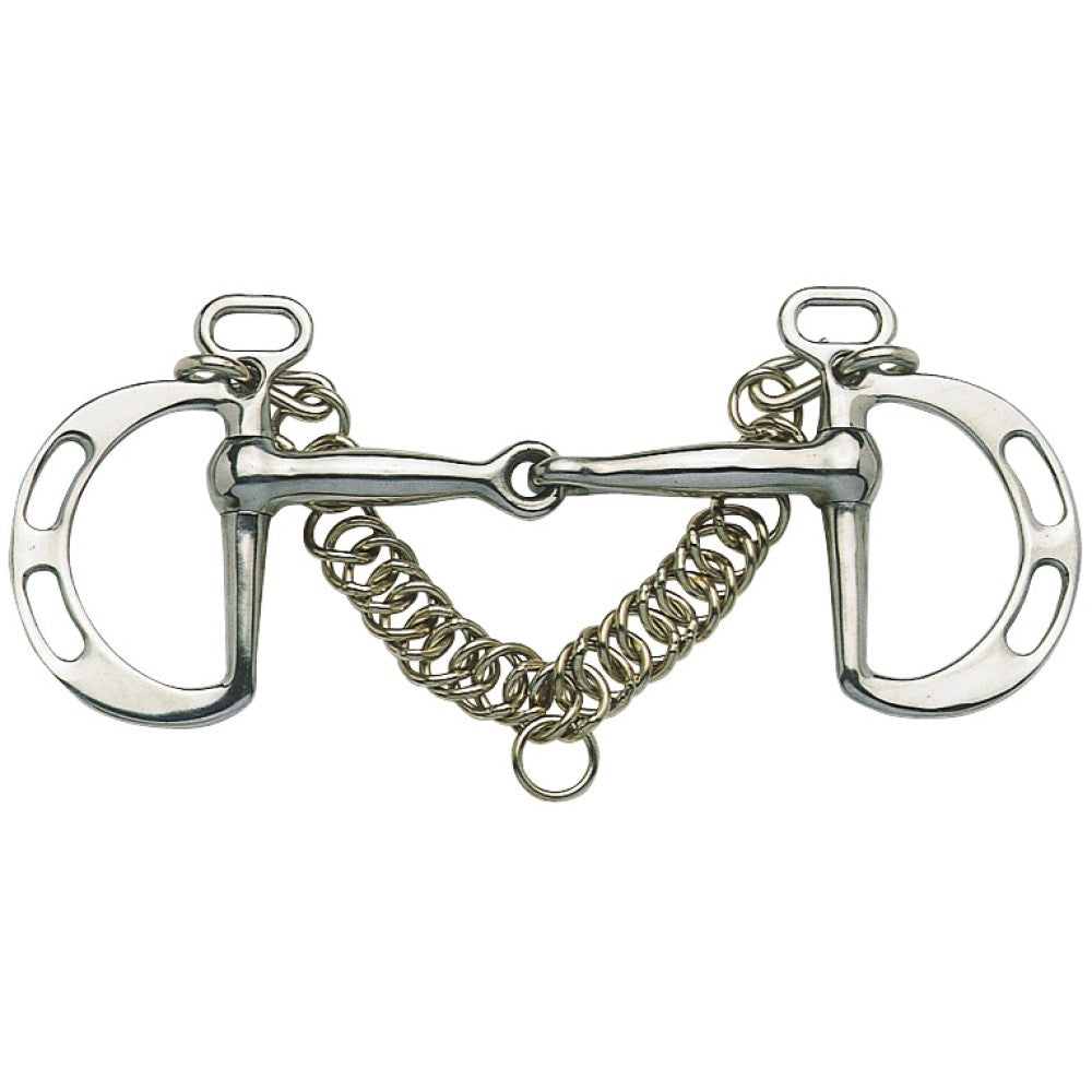 Kimblewick Bit w/Jointed Mouth & Slotted Cheeks