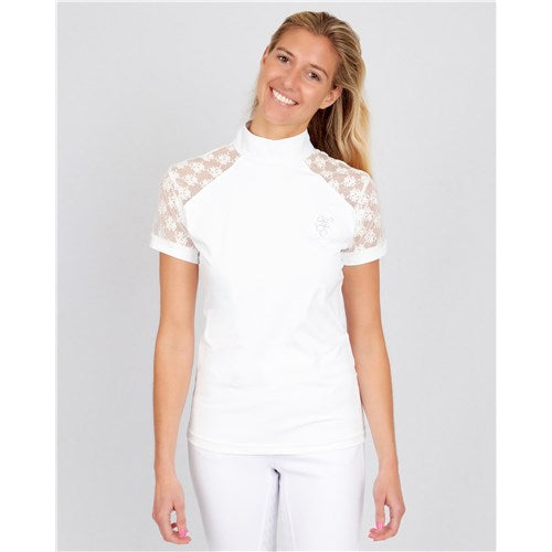 Huntington Jasmine Short Sleeved Lace Shirt