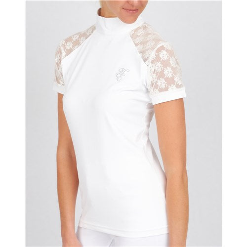 Huntington Jasmine Short Sleeved Lace Shirt