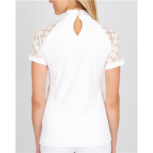 Huntington Jasmine Short Sleeved Lace Shirt