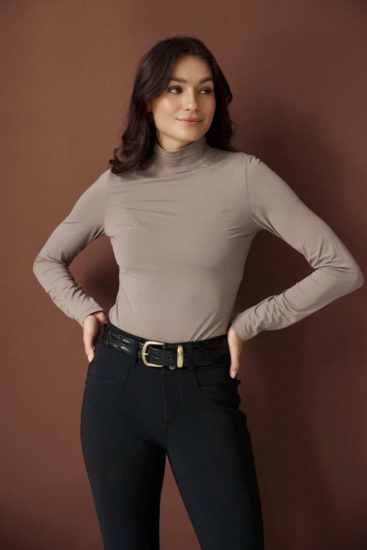 Stella Cavalla - Dune Mock Neck Top