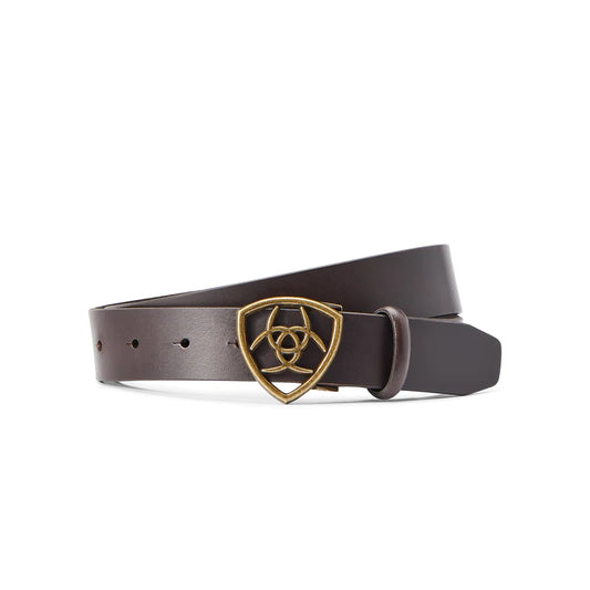 ARIAT THE SHIELD BELT COCOA