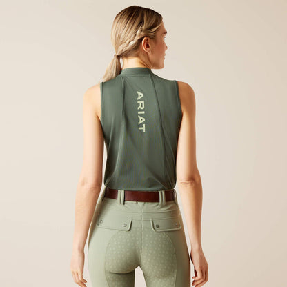 Ariat Wms Hailey Sleeveless Baselayer Duck Green