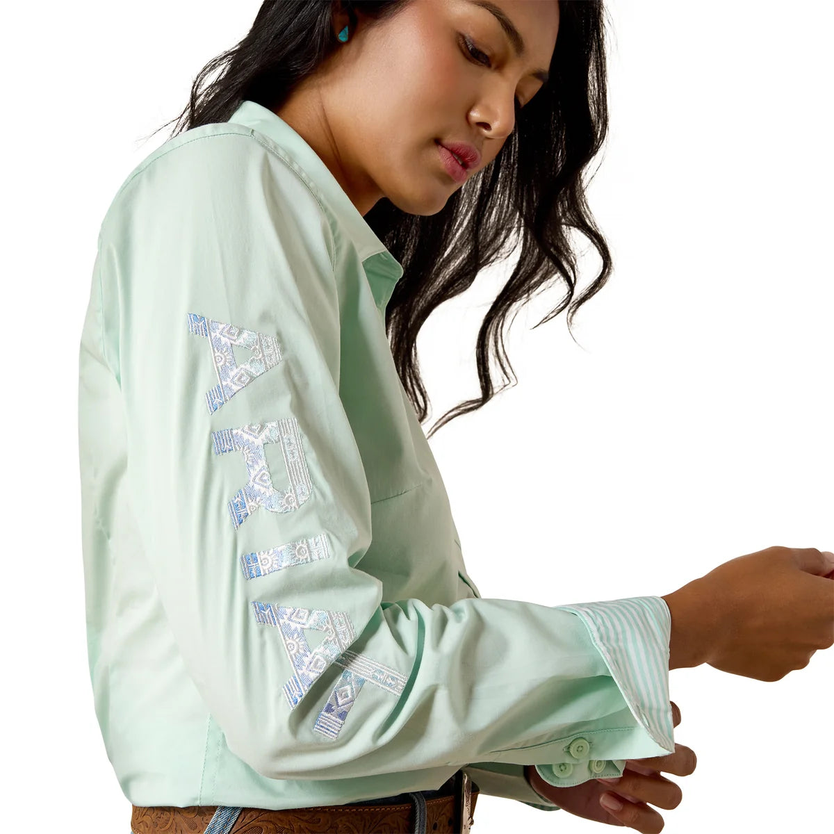 ARIAT WMS TEAM KIRBY LS SHIRT