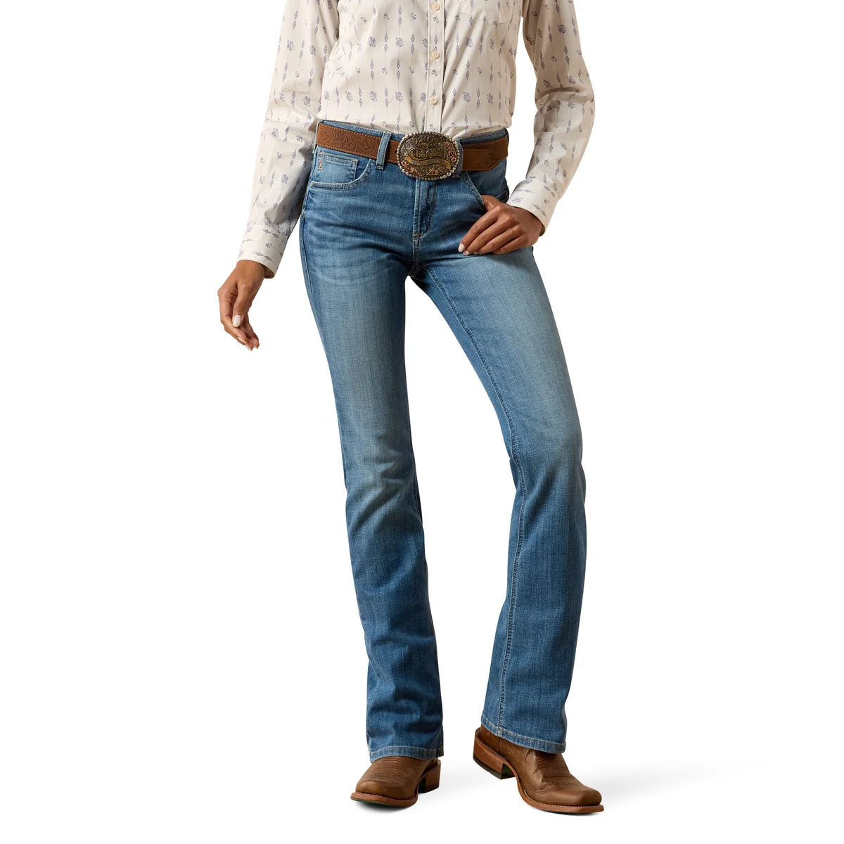 Ariat Womens High Rise Boot Cut Lyra Belfair