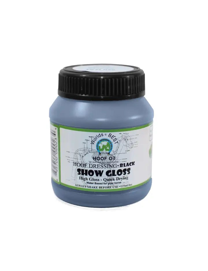 Worlds Best Hoof Oil Black Gloss