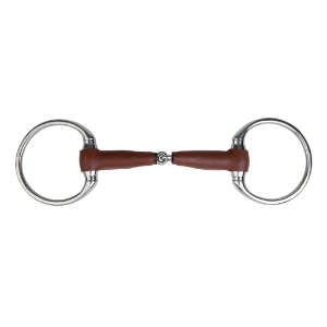 LEATHER E/BUTT PINCHLESS SNAFFLE