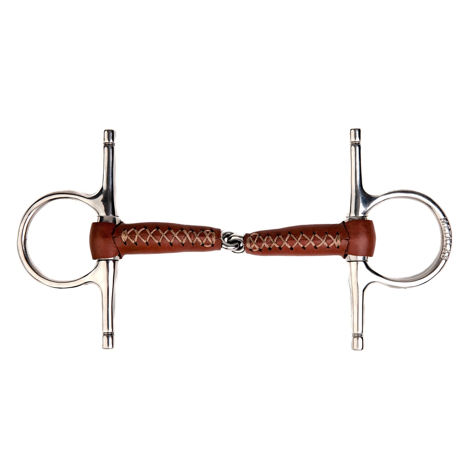 METALAB LEATHER F/CHEEK SNAFFLE PINCHLESS