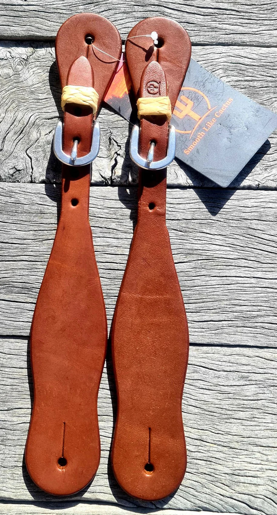 Men's Herman Oak Spur Strap W/ Rawhide Keeper