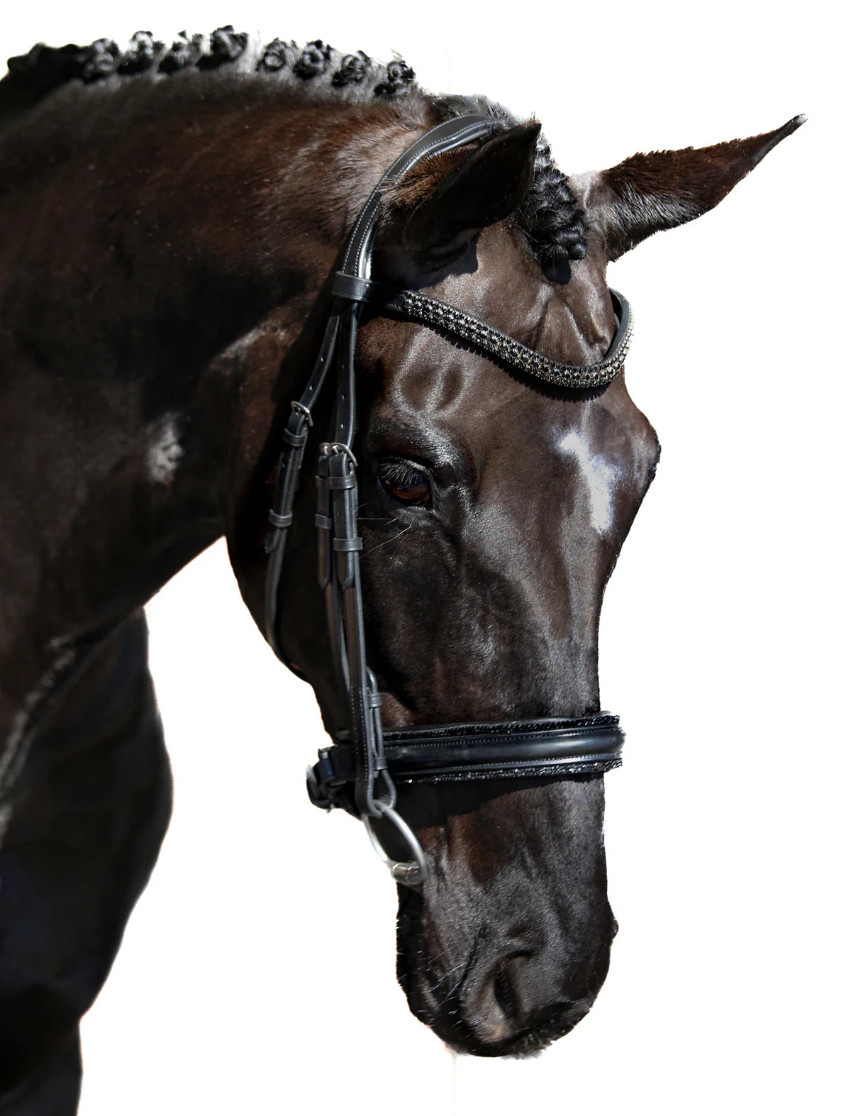 Flexible Fit - Glamour Snaffle Bridle.