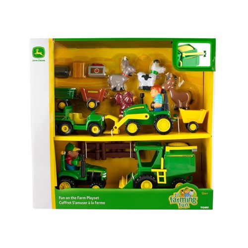 John Deere Fun on the Farm Playset (20pce)