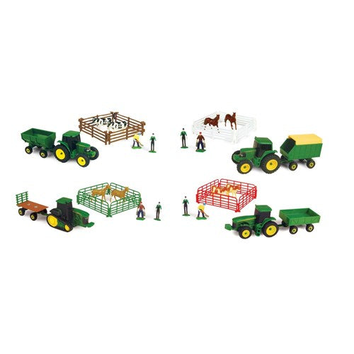 John Deere 10 piece Mini Farm Set Assorted