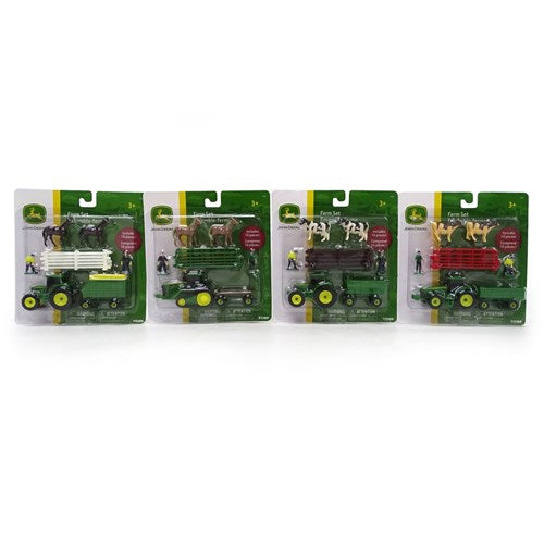 John Deere 10 piece Mini Farm Set Assorted