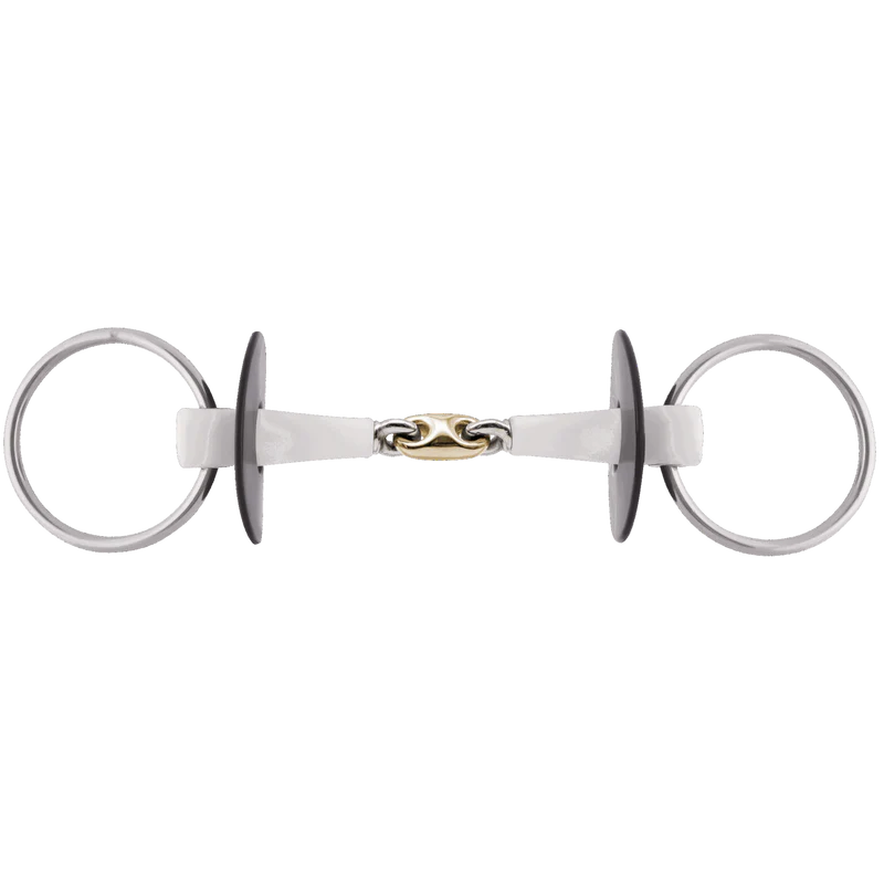 Sprenger Nathe Loose Ring Snaffle 18mm - Double Jointed w  Sensogan Link