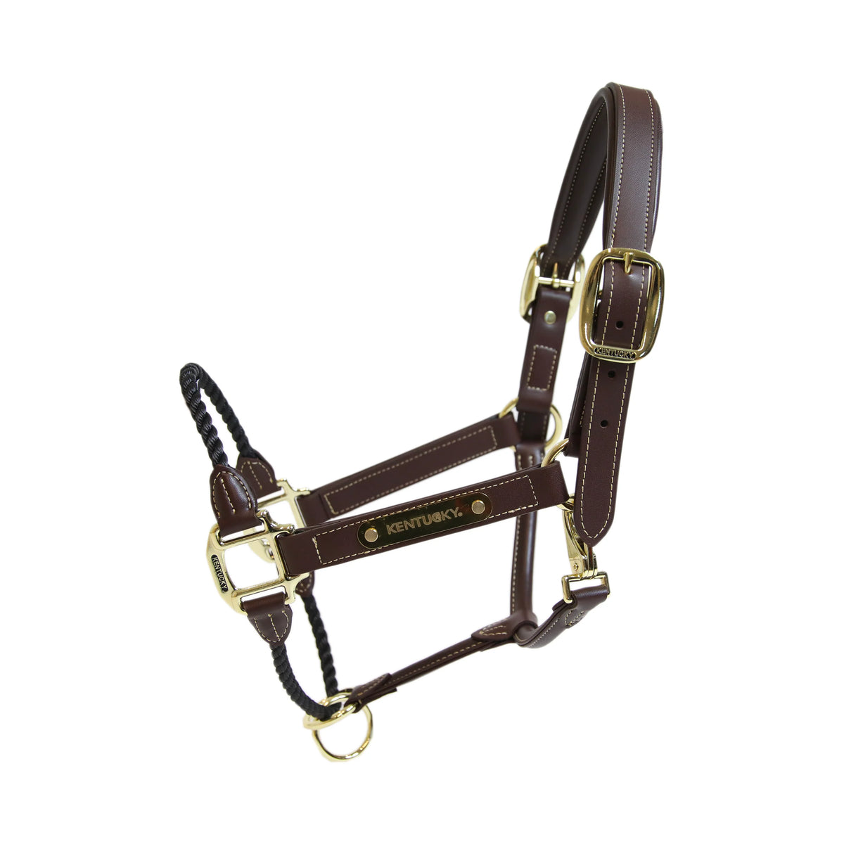 KENTUCKY LEATHER ROPE HALTER