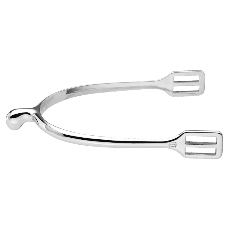 Spenger Spurs for Children - Neverrust Chrome 15mm Ball