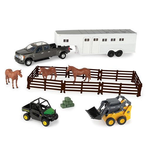 John Deere 1:32 Hobby Set w JD Gator & Skid Steer