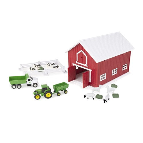 John Deere 1:64 Red Barn Playset