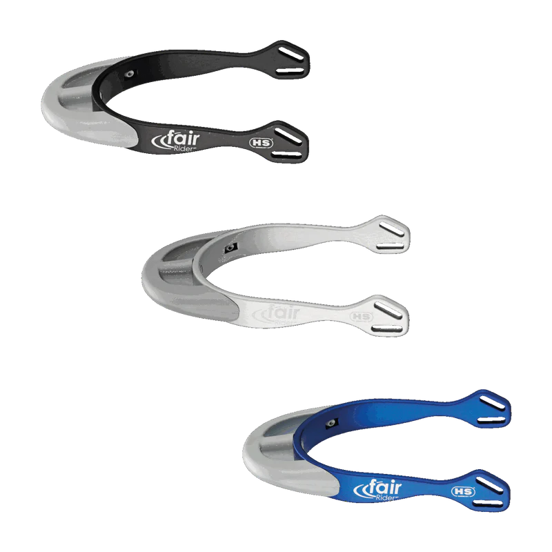 Sprenger FairRider Spurs Aluminium 25mm Thick Rounded