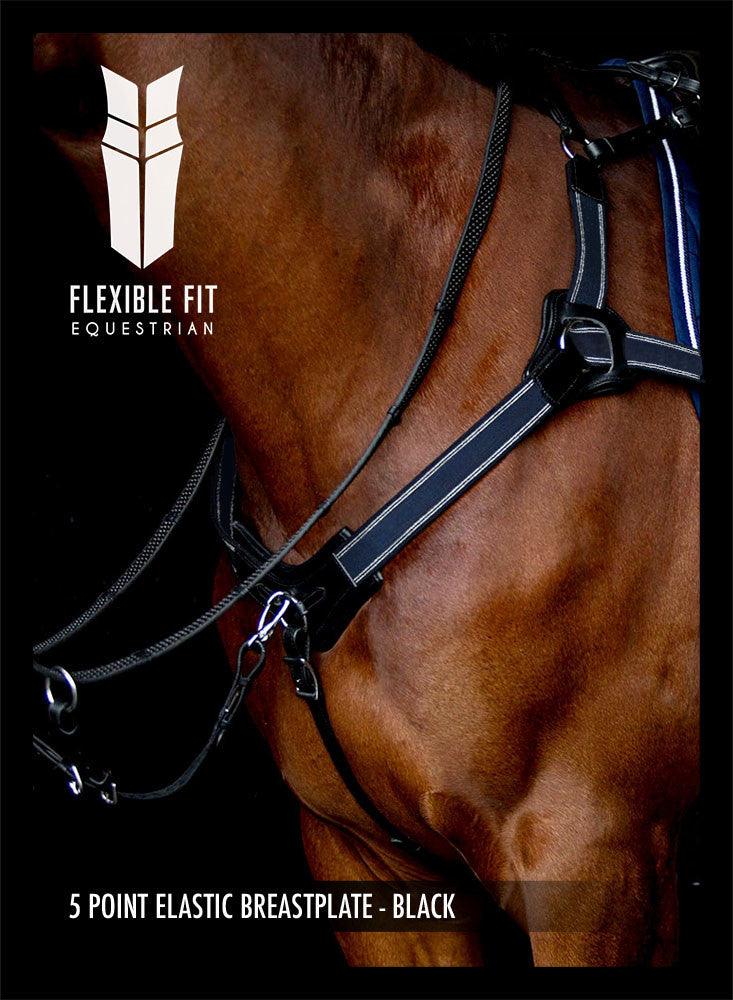 FLEXIBLE FIT AR 5 Point Leather Breastplates
