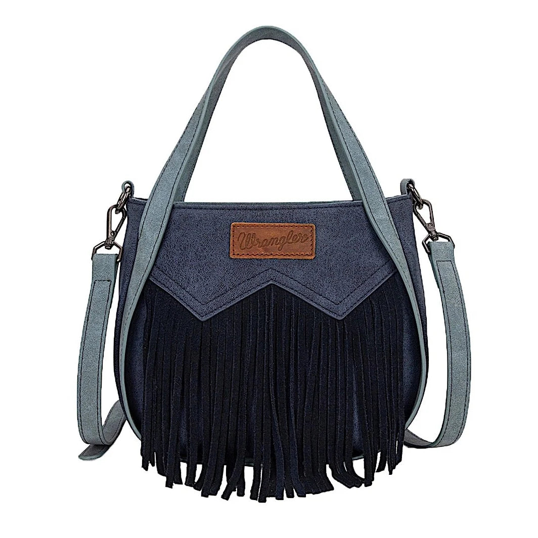 Two Tone Fringe Bag