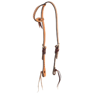 Zilco Roughout Buckstitched Single Ear Headstall