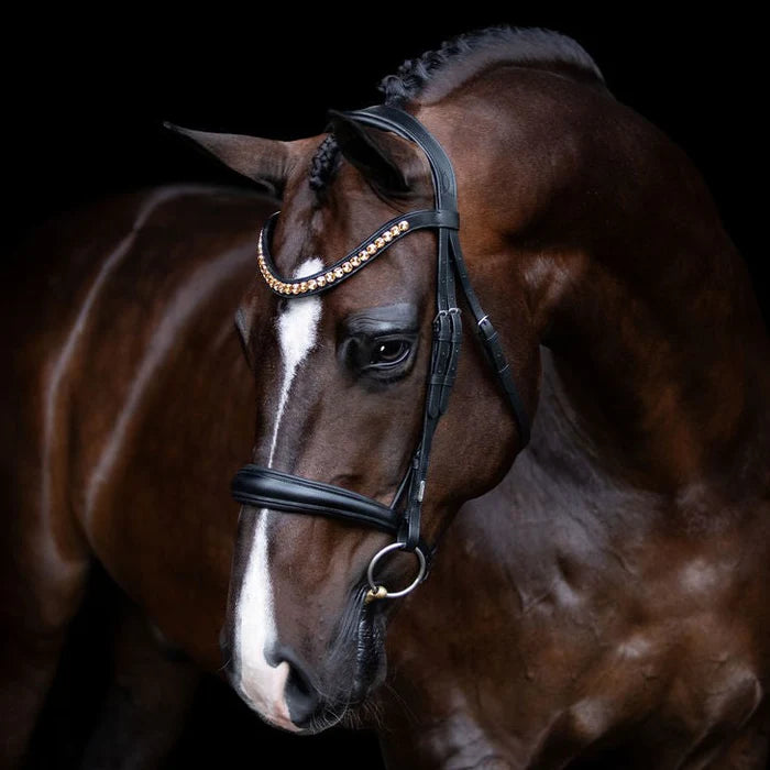 Lumiere &#39;Athens&#39; Leather bridle Snaffle