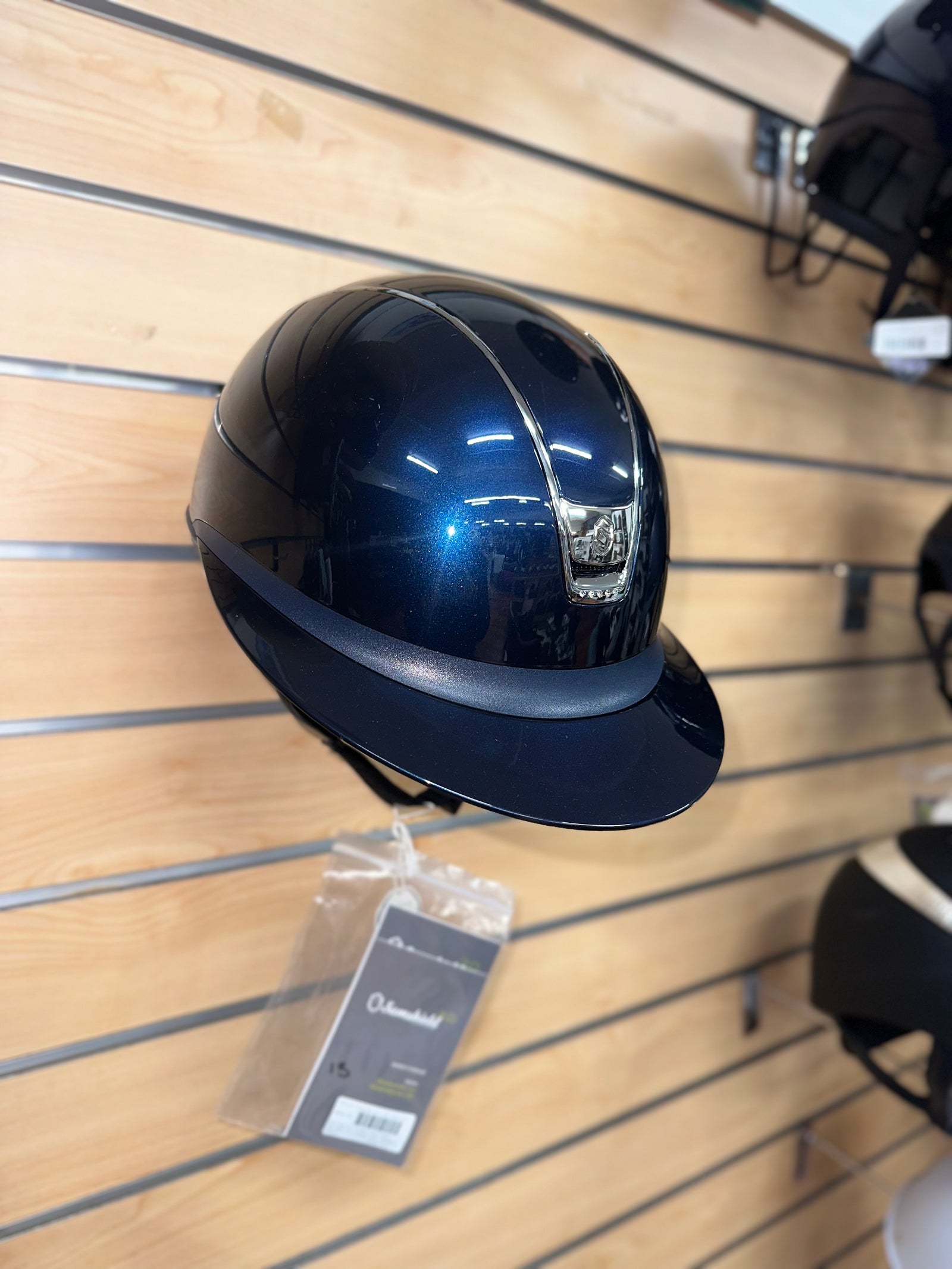 Samshield Miss Shield 2.0 Glossy Blue with 5 Swarovski Crystals and Chrome Silver Finishes