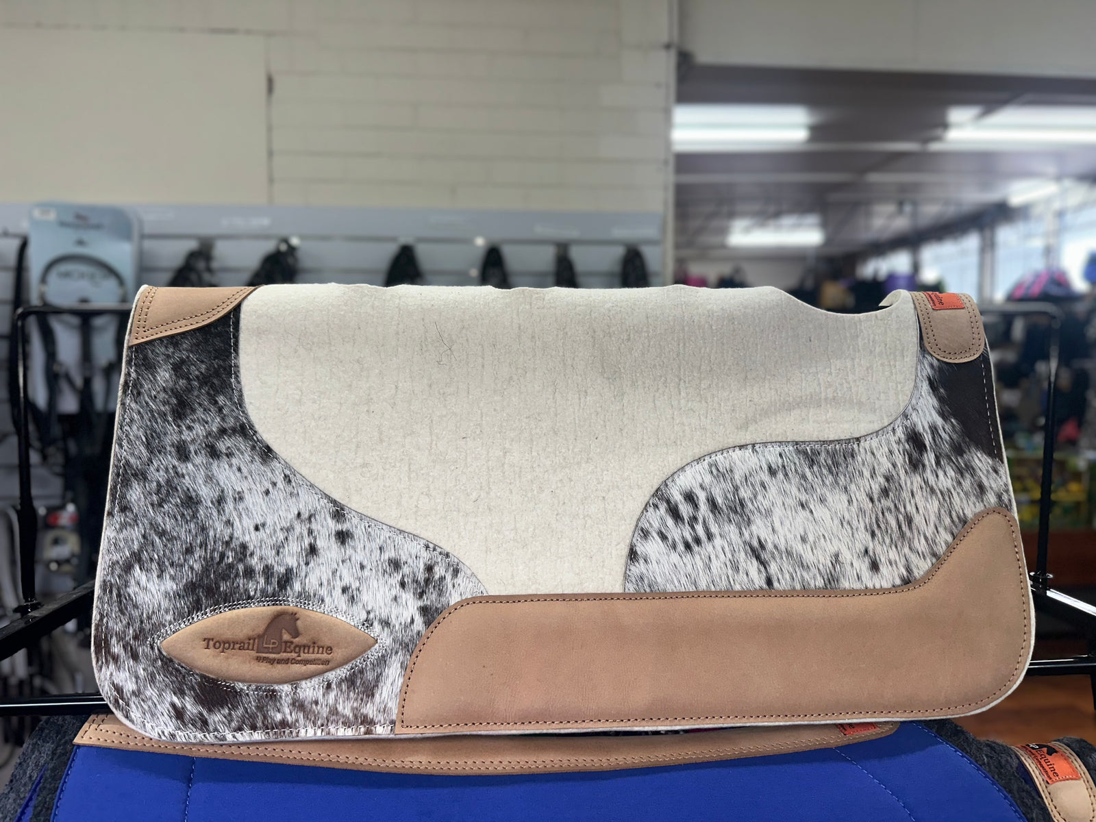 Longhorn Hair on Hide Pad.