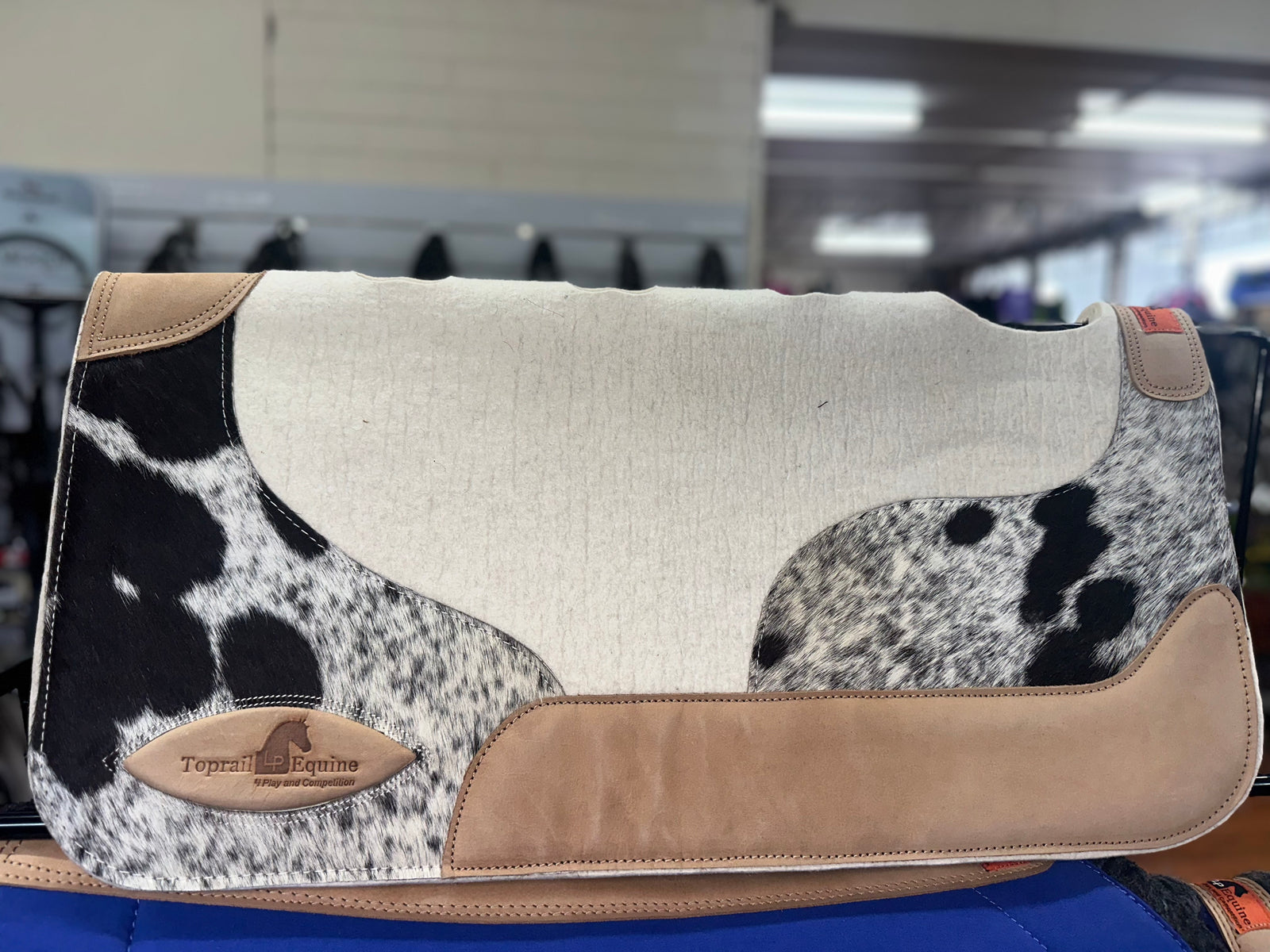 Longhorn Hair on Hide Pad.