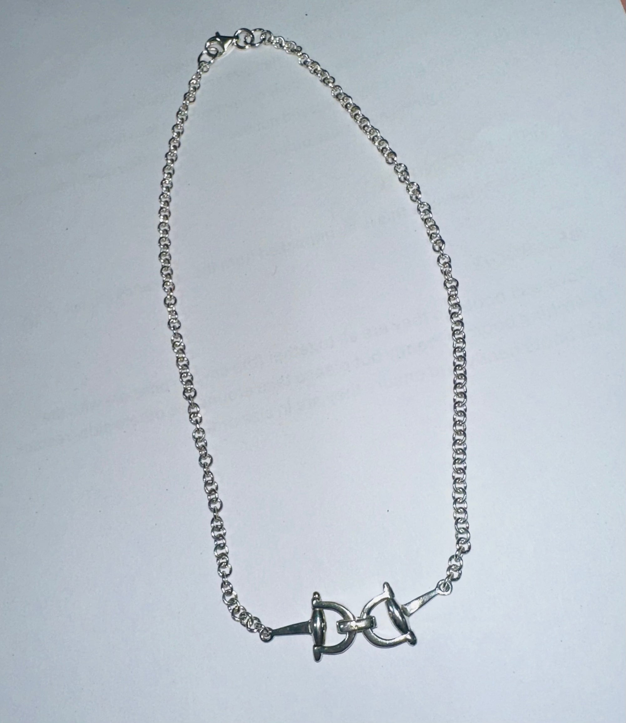 Horse Bit Snaffle Necklace