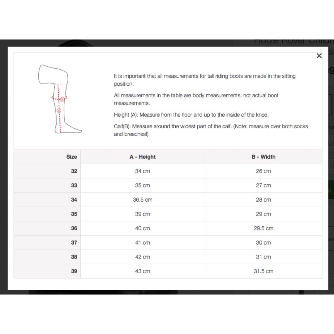Horze Rover Field Tall Boots - Junior.